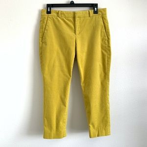 Banana Republic Mustard Yellow Corduroy Capris